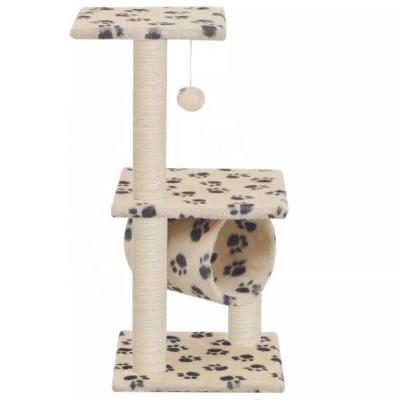 China Wholesale Customized Viable Cat Scratching Post Bed Plush Sofa Tunnel Sisal Cat Scratching Pet Toys Housing Tower Relipet RL17332 for sale