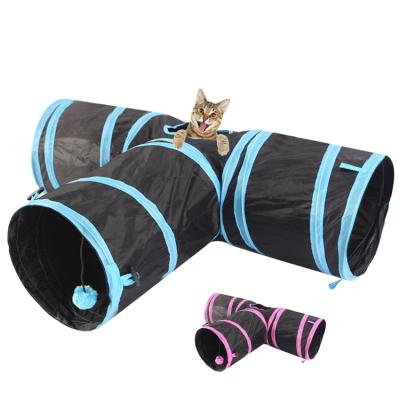 China Relipet OEM/ODM Viable Factory Supplier Pet Cat Tunnel Toy Foldable Cat Outdoor Folding Tunnel for sale