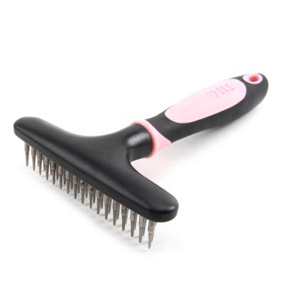 China High Quality Sustainable Pet Care Product Pet Massage Comb Stainless Steel Dog Grooming Brush for sale