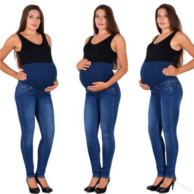 China Radiation Protection New Plus Size Pregnant High Quality Maternity Women's Jeans for sale