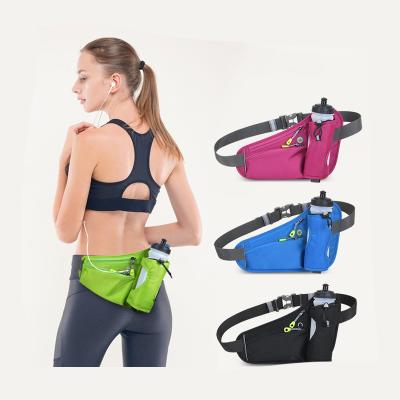 China Design Fanny Pack Phone Bag Waterproof Water Proof Fitness New Sports Waist Bag With Bottle Holder for sale