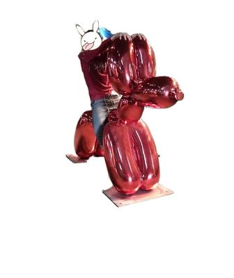 China Other Popular Outdoor and Indoor Decoration Modern Statue Craft Jeff Koons Balloon Dog Resin Sculpture Ornaments for sale