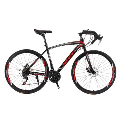 China Road Bike 700C 21 Speed ​​Bicycle Aluminum Alloy Steel Adult Gravel Racing Bike for sale