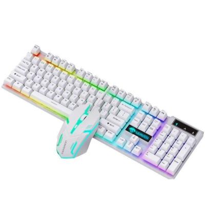 China Anti-Ghosting Cheap Wholesale 104 Key Backlight RGB Multi-Function Gaming Mechanical Keyboard and Mouse for sale