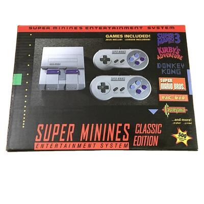 China ABS Mini S N.E.S Tv Family Game Console Super Element 500 Retro Video Game Console for sale