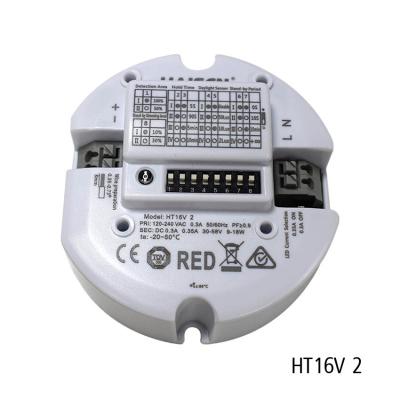 China Motion Sensor Dimmer Switch 5.8G Frequency Sensor Output LED Power 9-18W for sale