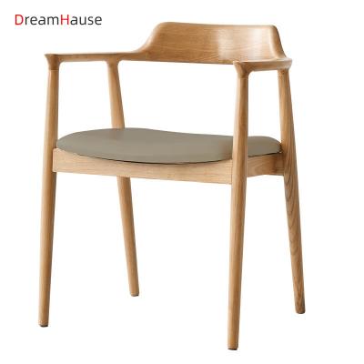 China Dreamhause Modern Modern Wood Chair For Cafe Restaurant Furniture Living Room Home Dining Room Meeting Room Modern Ash Wood Chairs for sale