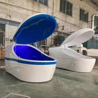 China Other New Arrival 2022 Large Size Epsom Salt Acrylic Flotation Tanks Sensory Float Spa Deprivation Tank Pod With Starlight Touch Screen for sale