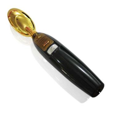 China Skin Rejuvenation Wrinkle Removal Galvanic Beauty Facial Gold Spoon For Home Use for sale