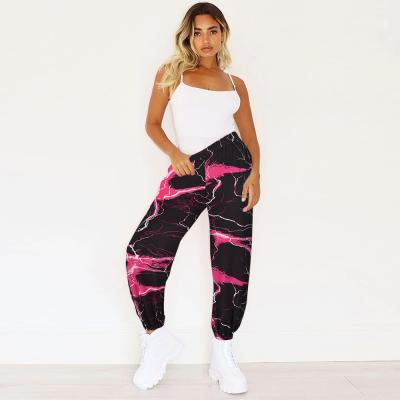 China Anti-pilling new hot-selling digital printing ladies pants ladies pants autumn/winter sports casual loose all-match pants for sale