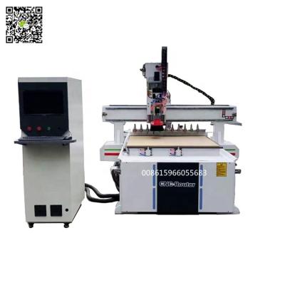 China Automatic CNC Linear Router Hotels ATC Tool Changing 1325 CNC Router Machine Woodworking Machinery 1300*2500mm for sale