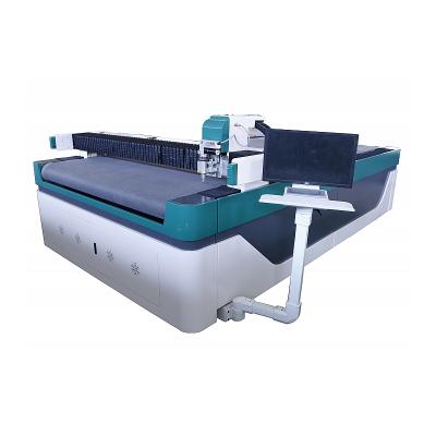 China 1625/1825/2125 Automatic Fabric Digital Fabric Feeding Synthesis Sofa Cover Knife Cutting Machine Genuine Leather Clothing Textile Machinery for sale