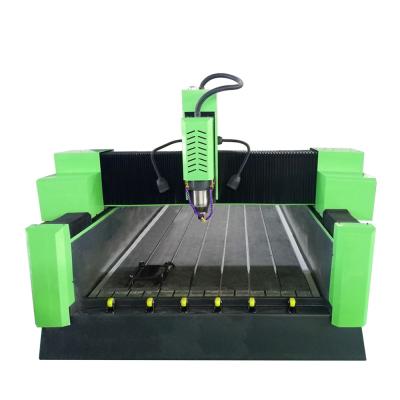 China Granite Marble Engraving Stone And Stone Carving Machine CNC Router 1325 With 5.5KW Waterproof Spindle 1300x2500x400mm for sale