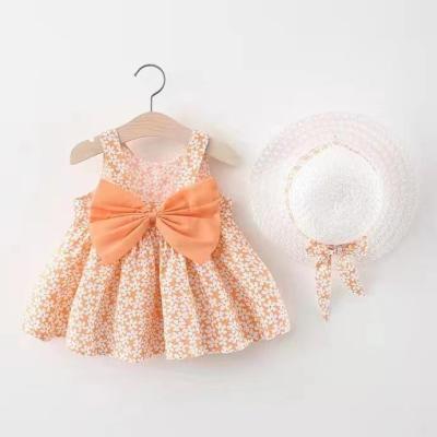 China 2022 new summer breathable girls dress sleeveless girls dress children's wear printing factory wholesale for sale