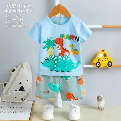 China Breathable Boys Sleep Wear Cartoon Summer Children Kids Comfortable Boys Pajamas for sale