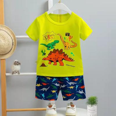 China Wholesale Children's Summer Pajamas Cotton Pajamas Set Breathable Children Sleepwear for sale