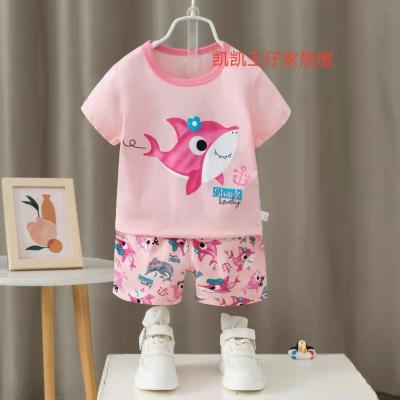 China Cartoon Pajamas Kids Girls And Boys Style Cute Breathable Cute Pajamas for sale