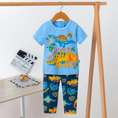 China Fashion Breathable Children Pajamas Sets Wholesale 100% Cotton Pajamas Kids Sleepwear for sale