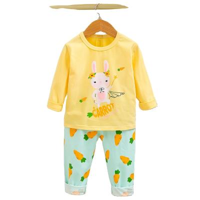 China QUICK DRY Kids Sleep Clothing Sets Cute Design Girls Children Pajamas Unicorn Children Pajamas Set for sale