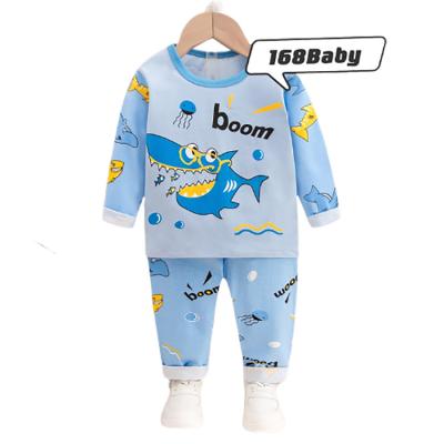 China Bargain Price Breathable 100% Cotton Child Cartoon Design Cloth Pajamas for sale