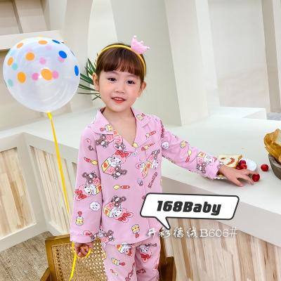 China 2 PCS Pajamas 2021 Kids Girls Pajamas Christmas Cotton Pajamas Set Long Sleeve Two Piece Sets For Toddler Girls Size 1-10 Years Old for sale