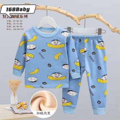 China Autumn Home Girls Baby Princess Pajamas Cotton Kid Children's Breathable Underwear Set 2 Piece Set for sale