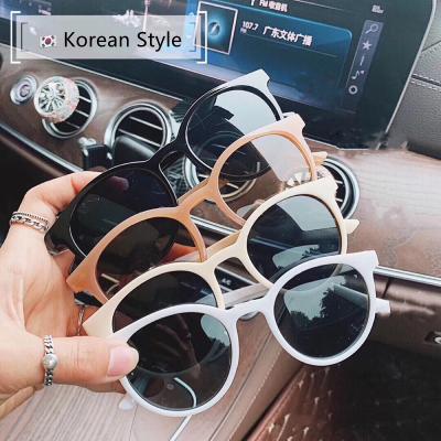 China High-end Exquisite Item Korean Style PC High Quality Products Material Around 400 Frame Candy Color Girl Sun Glass Children Women UV Sunglasses for sale