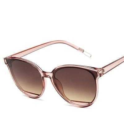 China Summer 2021 Women Cat Eye Shape Eye Glasses UV400 Lens Patchwork PC Frame Exquisite High-end Item High-end Products Quality Material for sale