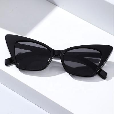 China Custom Logo Glass Frame PC Cat Eye Item Products Sun Sunglasses Glass High-end Exquisite Hyperbolic Frame High Quality Big Shape Material for sale