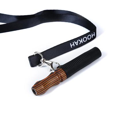 China High Quality HOT Selling Shisha Tool Shisha Mouth Smoking Tip With Lanyard Hookah Tips Silicone Hookah Mouth Shisha Accessories Mouthpieces Wooden for sale