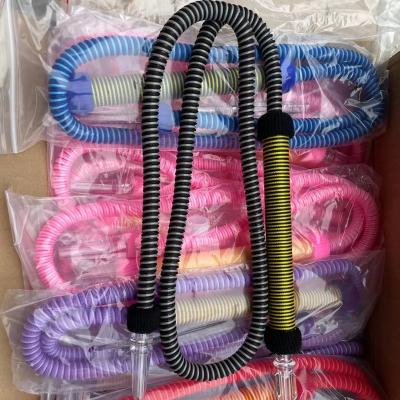 China High Quality Colorful Hookah Reuse Hose Shisha Hookah Stretchable Hose Design Acrylic Stretchable Hose Wholesale New Hose Hose for sale