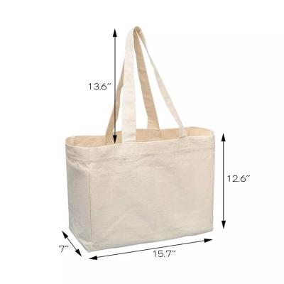 China High Quality China Manufacturer Reusable Cotton Canvas Shopping Bag Canvas Bag for sale