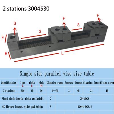 China Clamp Strength Factory Quality Assurance Best Side By Side Single Side Vise Customizable for sale