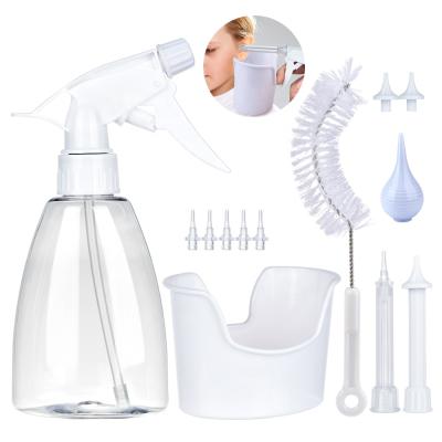 China Plastic Earwax Seal Cleaning Basin With Handed Squeeze Bulb Needle Syringe Set Kit for sale