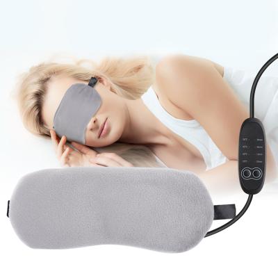 China Dropshipping Electric Heated Eye Mask Cold Hot Dry Eye Massager Therapy Aroma Compress Dark Headache Reliev for sale