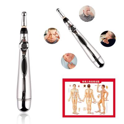 China Neck Full Body Laser Therapy Pain Relief Acupuncture Massager Pen with 5 Heads for sale