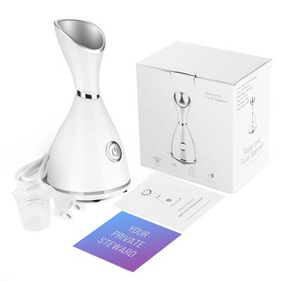 China Nano Steam Humidifier Mist Lighting Facial Sprayer Moisturizing Cleansing Plumps Face Spa Care for sale