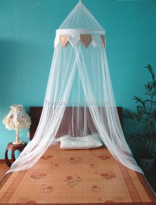 China Folded Round Curtain Dome Bed Canopy Netting Decoration Mosquito Nets for sale