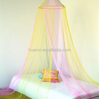 China New Style Rainbow Folded Fashionable Circular Mosquito Net for Princess for sale