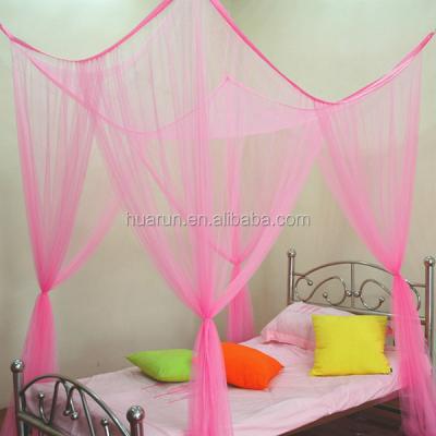 China Neat Four-Door Folded Mesh Mosquito Net For Single Bed Decoration for sale