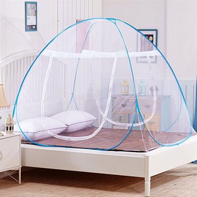 China Automatic Folded Mosquito Net Tent For Beds Anti Mosquito Bites Folding Design With Net Bottom For Babies Adults Travel for sale