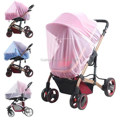 China Folded Baby Mosquito Net Stroller Bug Cover Bed Carriage Safe Stroller Mesh Netting for sale