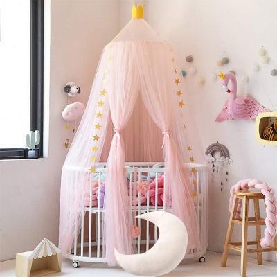 China Folded Conthfut Cot Canopy Premium Chat Play Tent Bedding For Kids Play Reading With Kids Around Lace Dome Netting Curtains Baby for sale