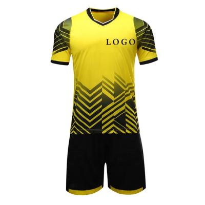 China Sets Referee Soccer Jerseys Mens Uniform Short Sleeve OEM Your Own Design Colorful Youth Football Wear Sets Full Sublimation Custom for sale