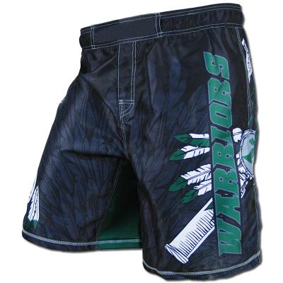 China Custom Printed 100% Polyester Plain Plus Size Youth Fight Shorts Muttahida Majlis-e-Amal Shorts Wholesale for sale