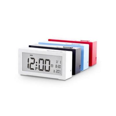 China Antique Style Date Display Nap Function Smart Digital Desk Alarm Clock For Travel for sale