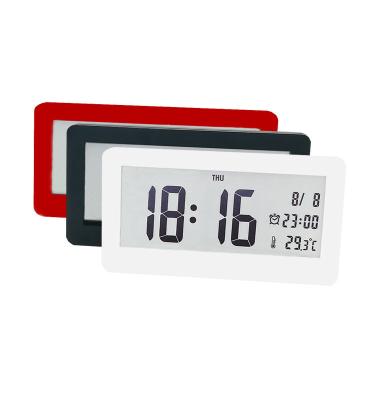 China Calendars Customized Temperature Display Bedroom Kitchen Hotel Desk Electronic Desk Alarm Clock for sale