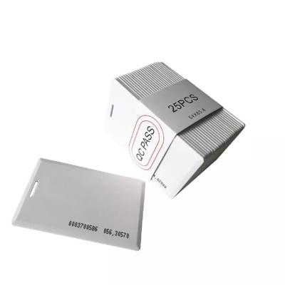 China Waterproof / Weatherproof 1.8MM Clamshell Thickness 125KHz Proximity Card EM-Marine Cheap Price TK4100 RFID for sale