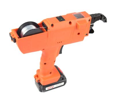 China 8mm-34mm Automatic 8-34mm Rebar Tying Machine Lithium Battery Cordless Tying Machine for sale