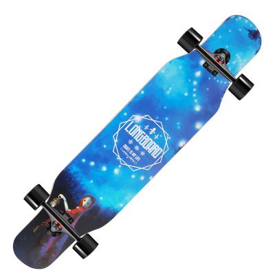 China Ardea Maple Long Board Longboard Adult Wooden Street Balance Skateboard Longboard for sale